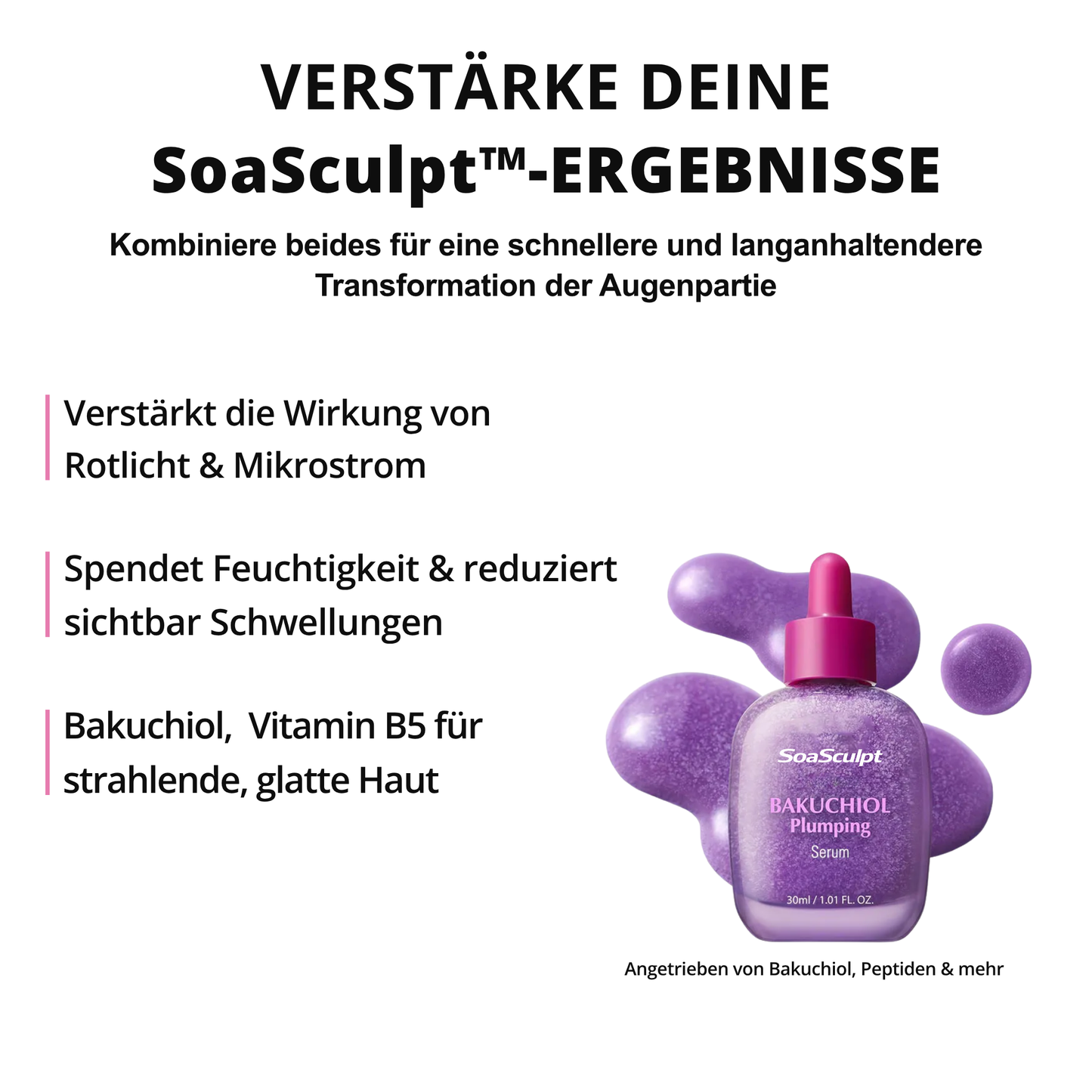 SoaSculpt™ Rotlicht-Augenpads