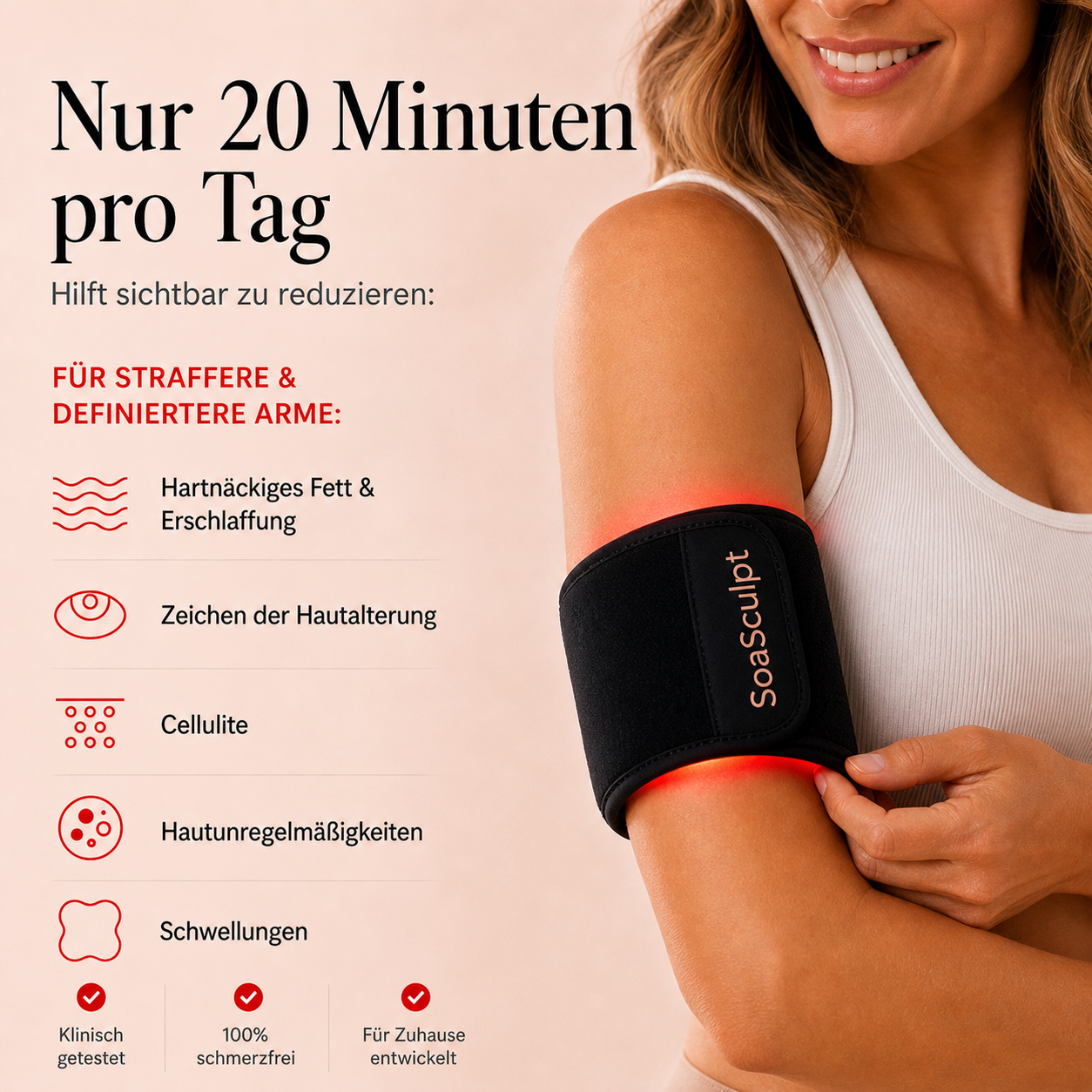 SoaSculpt™ Rotlicht-Armband