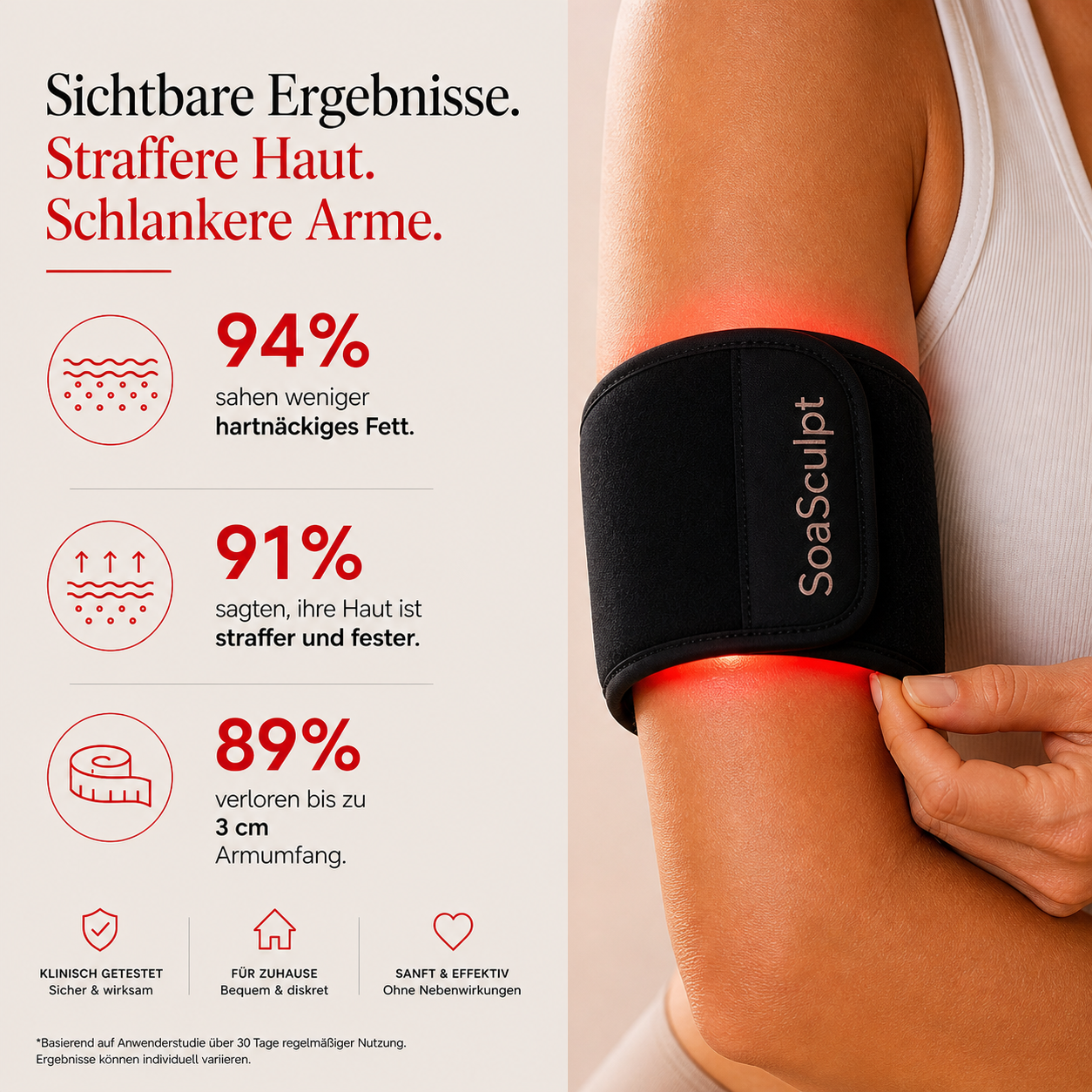 SoaSculpt™ Rotlicht-Armband