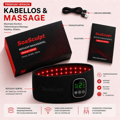 SoaSculpt™ Rotlicht-Bauchgürtel