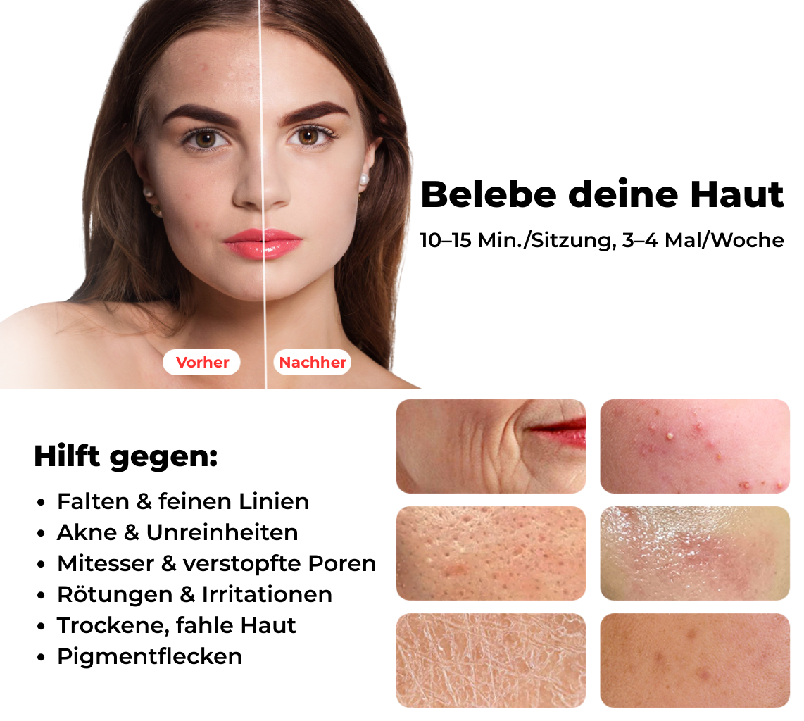 SoaSculpt™ Rotlicht-Gesichtsmaske