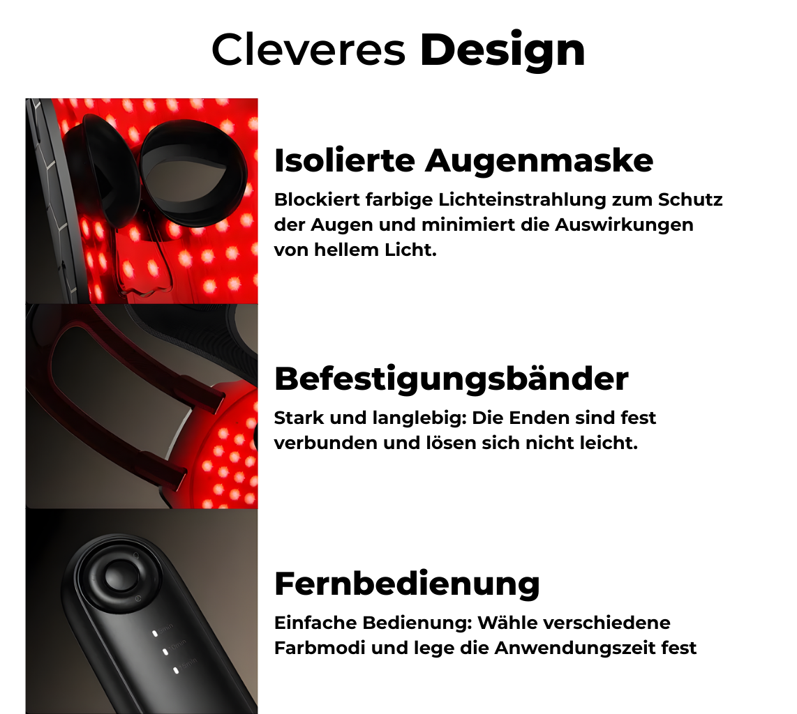 SoaSculpt™ Rotlicht-Gesichtsmaske